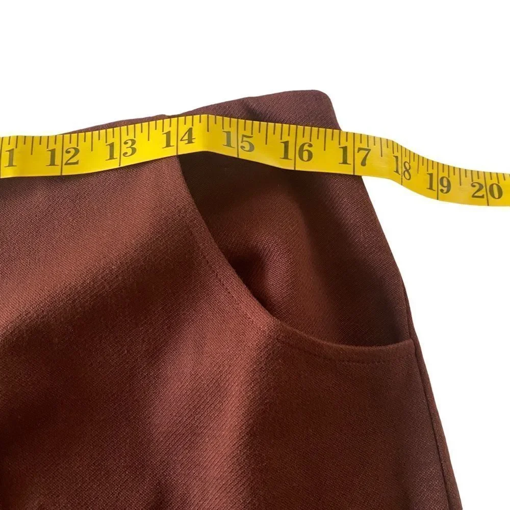 Cabi‎ A-line Currant Boss Skirt Slash Pockets Slit Sz 10
